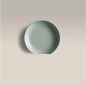 Year and Day Palm Green Ceramic spoon rest.